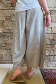Arbi Gingham Pocket Culotte Pant Mocha